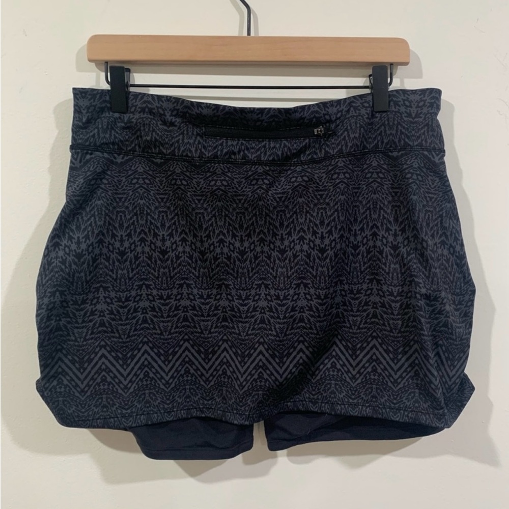 Athleta Black Patterned Skort - image 5
